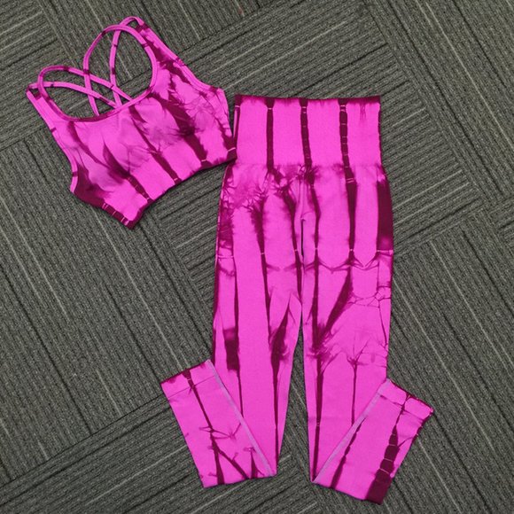 (NEW!) Activewear Tie Dye Sets - Picture 4 of 4